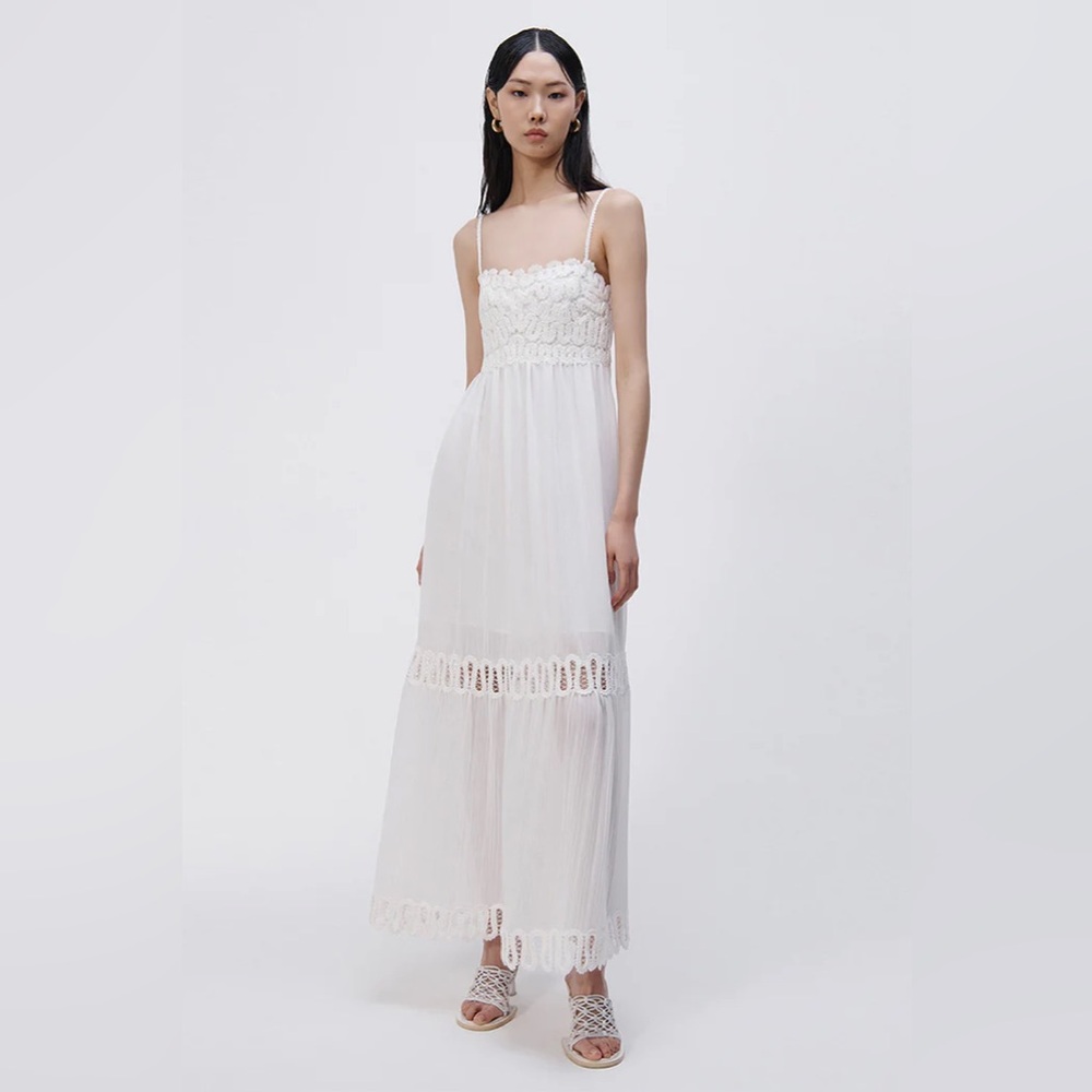 JONATHAN SIMKHAI salanan crochet dress